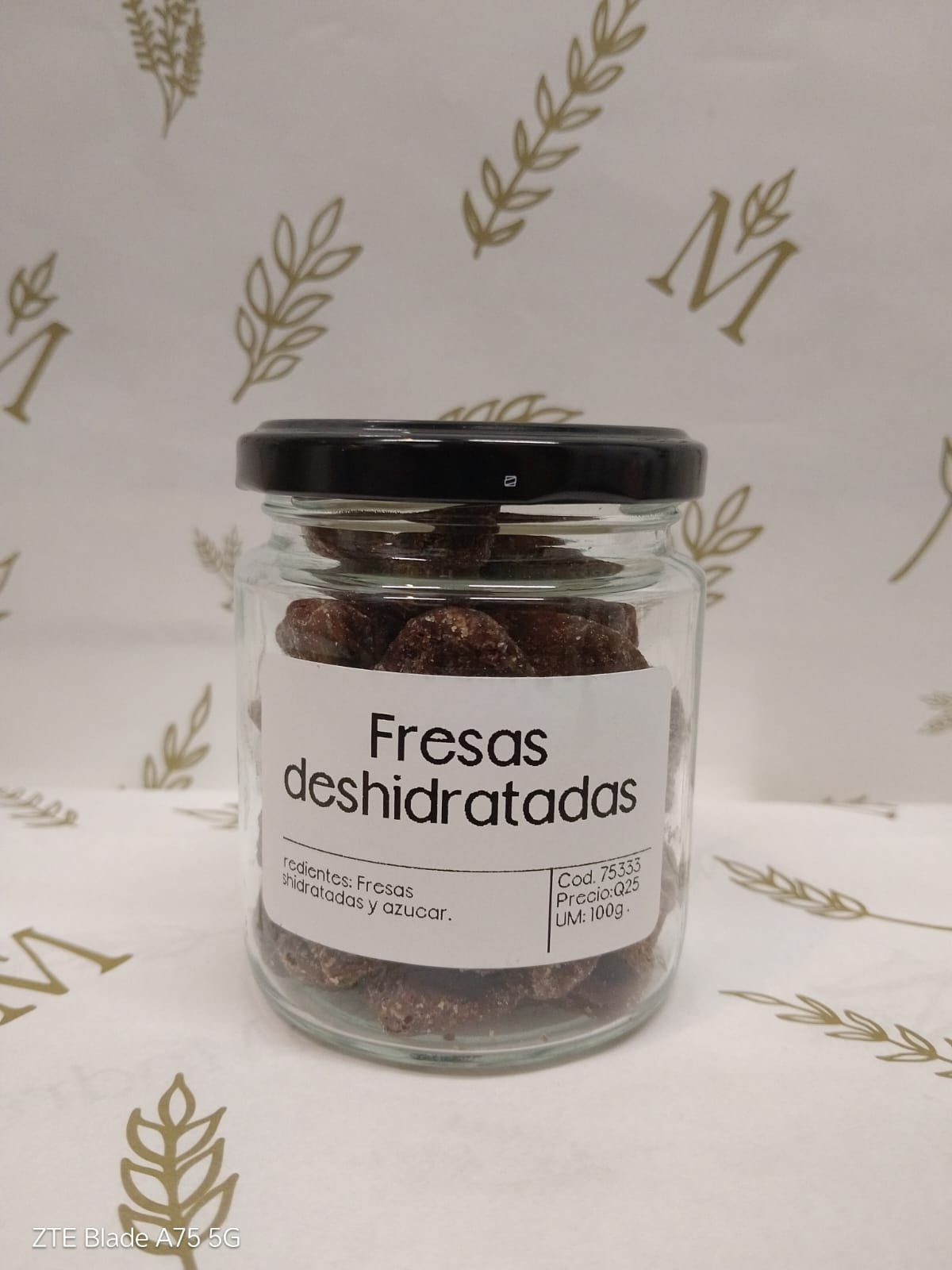 Fresas deshitradas 100 g